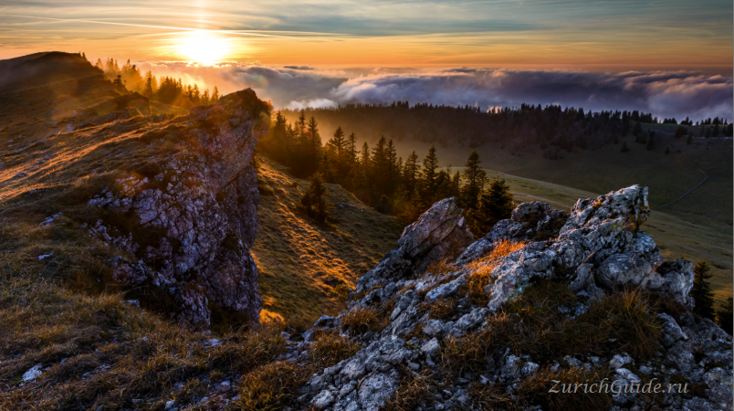 Biel Bienne Chasseral national park Switzerland
