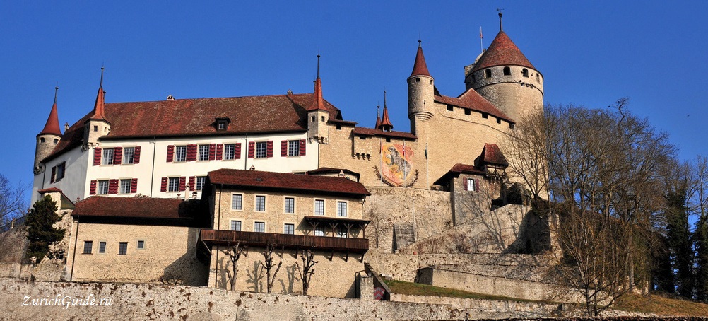 Château de Lucens Мелиде (Melide) и парк "Швейцария в миниатюре"