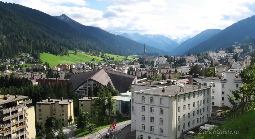 Davos-1 Давос (Davos), Швейцария - путеводитель по городу Давос. Достопримечательности и музеи Давоса, что посмотреть в Давосе, фото. Горнолыжный курорт Давос