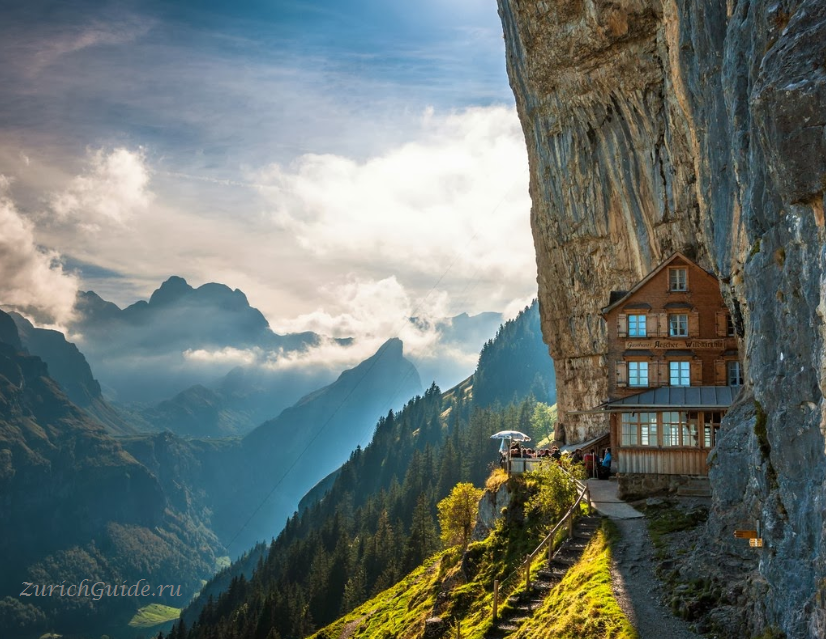 Хайкинг маршрут Ebenalp: Äscher - Wildkirchli