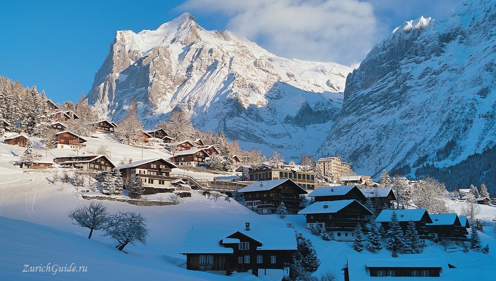 Grindelwald-10 Горнолыжный курорт Гриндельвальд (Grindelwald), Швейцария - как добраться, транспорт из аэропорта Цюриха и Женевы, фото, горнолыжные трассы, что посмотреть