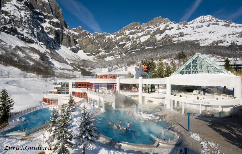 Термальный курорт Лейкербад, Швейцария:   Лейкебад (Leukerbad) 