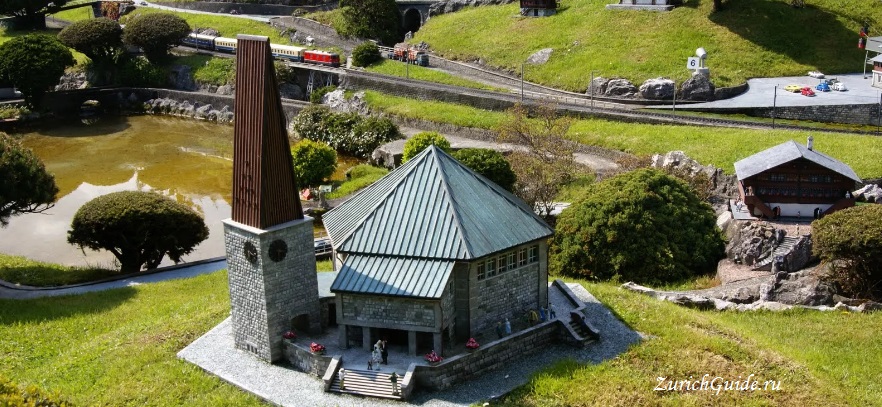 Melide-Swiss-Miniatur-05 Мелиде (Melide) и парк "Швейцария в миниатюре"