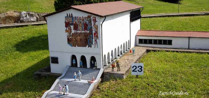 Melide-Swiss-Miniatur-23 Мелиде (Melide) и парк "Швейцария в миниатюре"