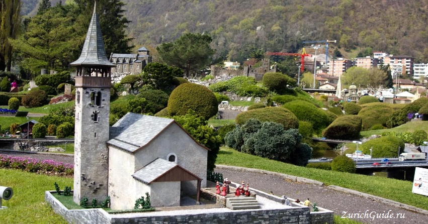 Melide-Swiss-Miniatur-24 Мелиде (Melide) и парк "Швейцария в миниатюре"