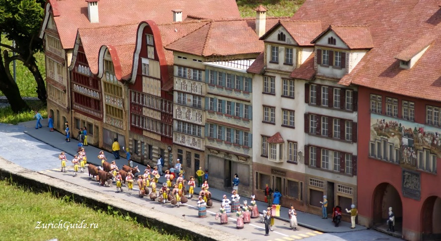 Melide-Swiss-Miniatur-43 Мелиде (Melide) и парк "Швейцария в миниатюре"