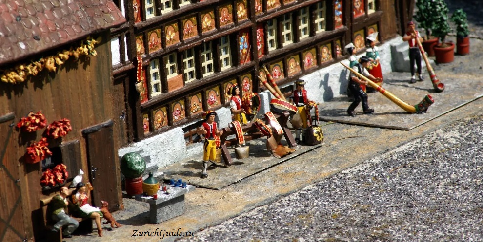Melide-Swiss-Miniatur-78 Мелиде (Melide) и парк "Швейцария в миниатюре"