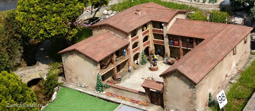 Melide-Swiss-Miniatur-98 Мелиде (Melide) и парк "Швейцария в миниатюре"