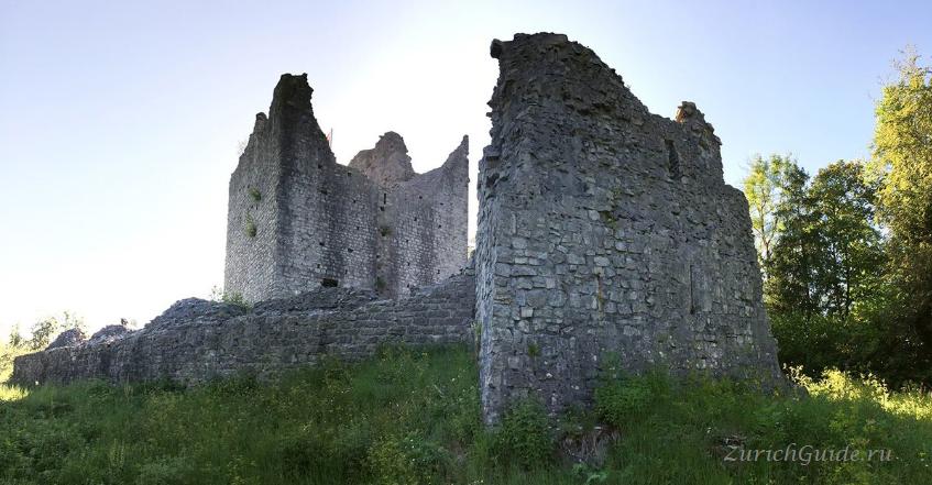 Montsalvens ruins Broc Switzerland
