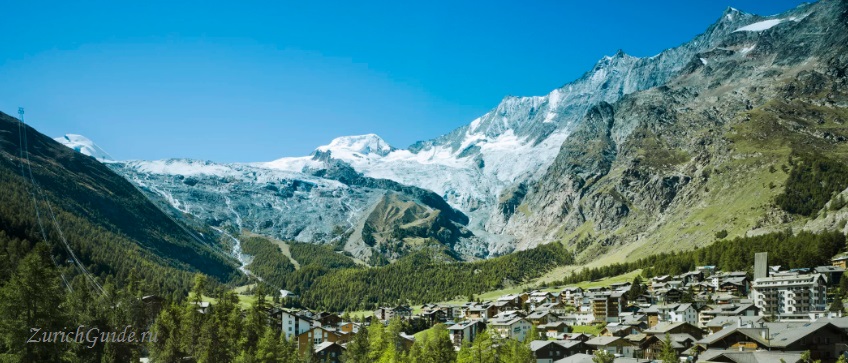 Saas-Fee-1 Горнолыжный курорт Саас-Фе или Зас-Фе (Saas Fee), Швейцария - как добраться из аэропорта, стоимость, ски-пассы, карта склонов. Что посмотреть в Саас-Фе