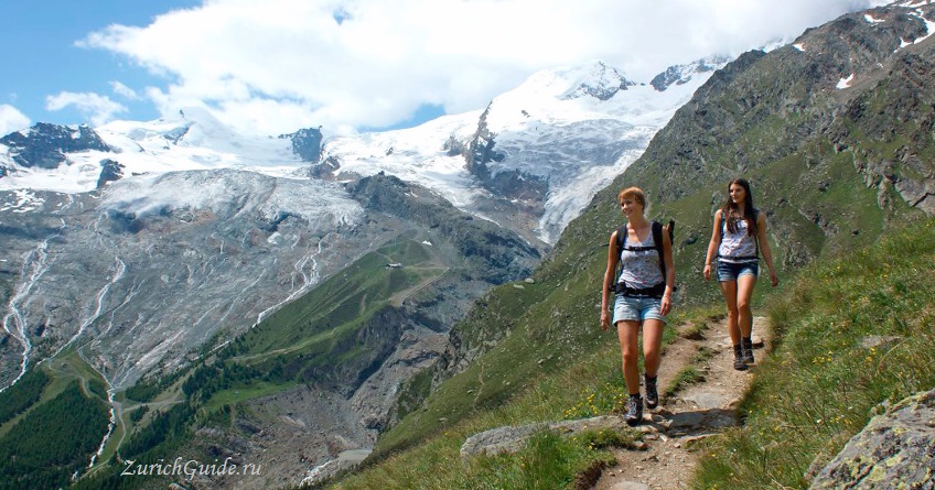 Saas-Fee-wandern Горнолыжный курорт Саас-Фе или Зас-Фе (Saas Fee), Швейцария - как добраться из аэропорта, стоимость, ски-пассы, карта склонов. Что посмотреть в Саас-Фе