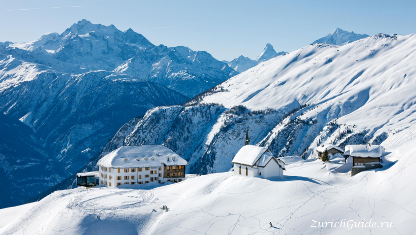 Ski resort Belalp-Blatten-Naters
