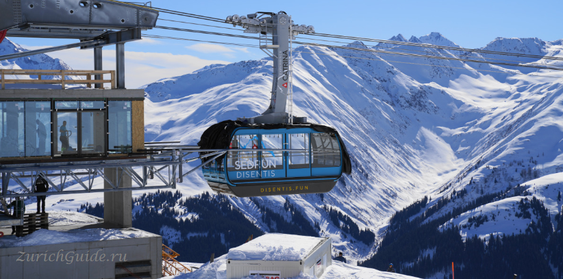 Ski resort Disentis Sedrun