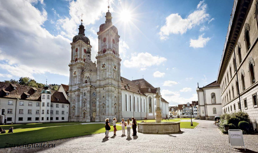 Санкт-Галлен (St. Gallen), Швейцария - путеводитель по Санкт-Галлену, как добраться, достопримечательности, фото. Монастырь и библиотека Санкт-Галлена