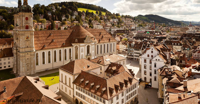 Аббатство святого Галла - St Gallen Abbey library UNESCO
