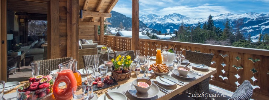 Verbier-eat-chalet-restaurant Горнолыжный курорт Вербье (Verbier), Швейцария - как добраться в Вербье, расписание, проезд из аэропорта, цены. Ски-пассы, описание курорта. Фото Вербье