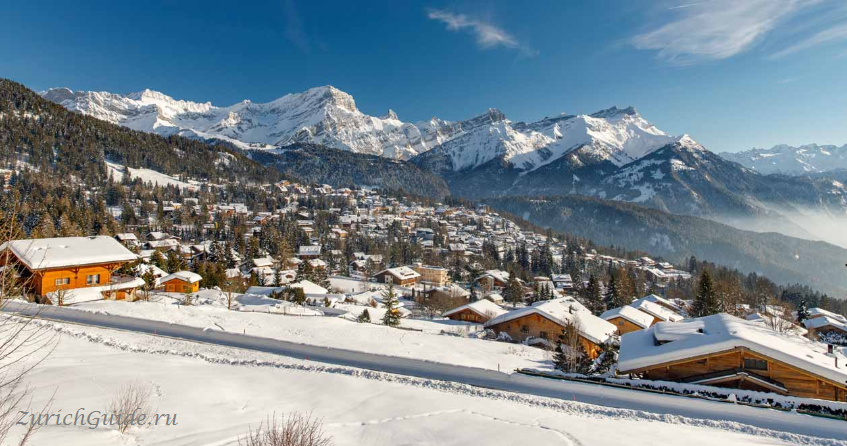 Горнолыжный курорт Виллар-сюр-Оллон (Villars-sur-Ollon) или Виллар (Villars) в Швейцарии - как добраться из аэропорта в Виллар, расписание, цены. Подъемники