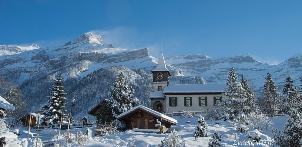 Les Diablerets-1 Горнолыжный курорт Ле Диаблере (Les Diablerets) - как добраться из аэропорта - расписание, цены. Ски-пассы Glacier 3000. Подвесной мост и Tissot Walk
