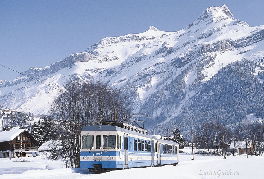 Les Diablerets-10 Горнолыжный курорт Ле Диаблере (Les Diablerets) - как добраться из аэропорта - расписание, цены. Ски-пассы Glacier 3000. Подвесной мост и Tissot Walk