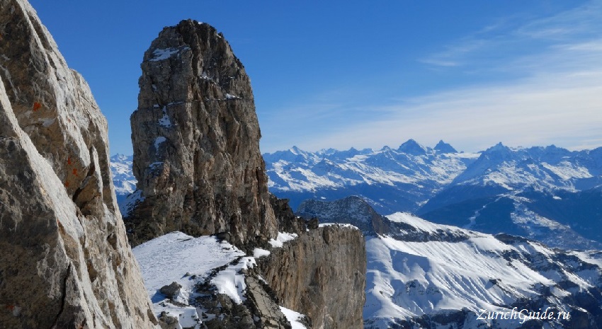 Les Diablerets-3 Горнолыжный курорт Ле Диаблере (Les Diablerets) - как добраться из аэропорта - расписание, цены. Ски-пассы Glacier 3000. Подвесной мост и Tissot Walk