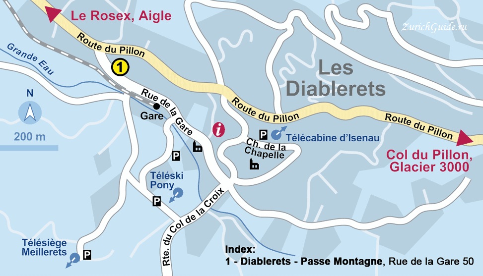 Les Diablerets-sji-rental Горнолыжный курорт Ле Диаблере (Les Diablerets) - как добраться из аэропорта - расписание, цены. Ски-пассы Glacier 3000. Подвесной мост и Tissot Walk