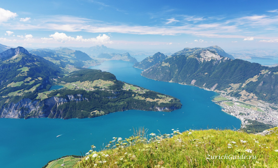 Luzern lake Vierwaldstattersee Fronalpstock 20 главных достопримечательностей Швейцарии