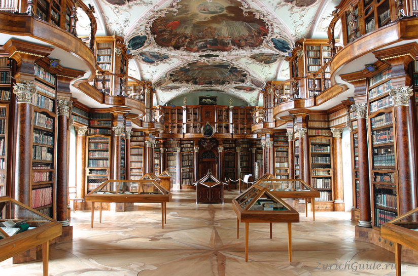 Санкт-Галлен (St. Gallen), Швейцария - путеводитель по Санкт-Галлену, как добраться, достопримечательности, фото. Монастырь и библиотека Санкт-Галлена