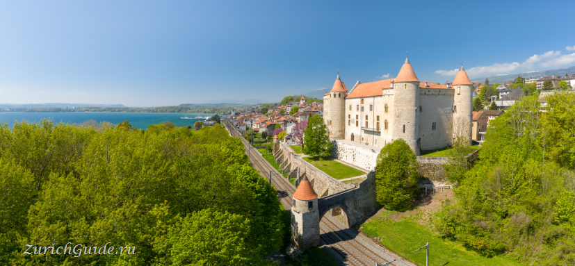 Путеводитель по Грансону, Швейцария - Грансон (Grandson) - Chateau de Grandson, Switzerland castles,
