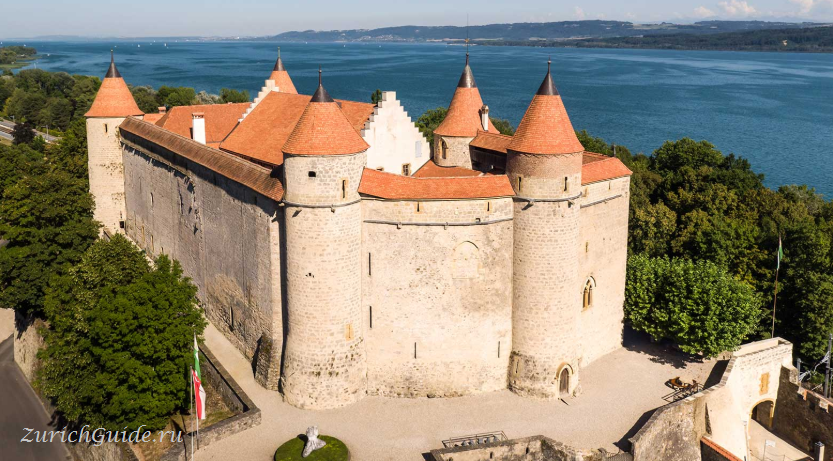 Путеводитель по Грансону, Швейцария - Грансон (Grandson) - Chateau de Grandson, Switzerland castles,