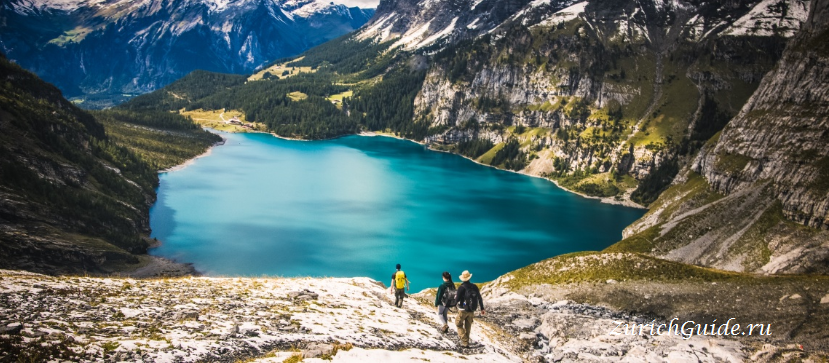 Кандерштег (Kandersteg), Швейцария - Oeschinensee, Switzerland, travel guide