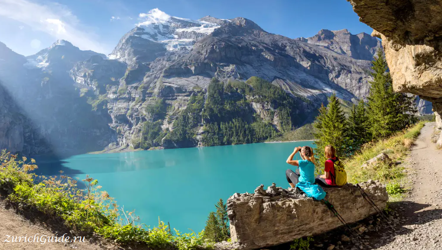 Кандерштег (Kandersteg), Швейцария - Oeschinensee, Switzerland, travel guide