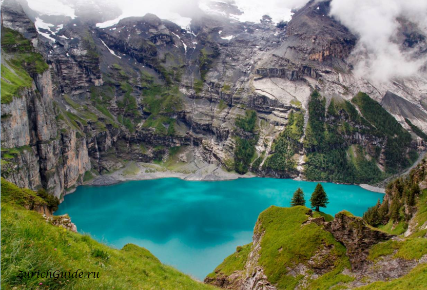Кандерштег (Kandersteg), Швейцария - Oeschinensee, Switzerland, travel guide