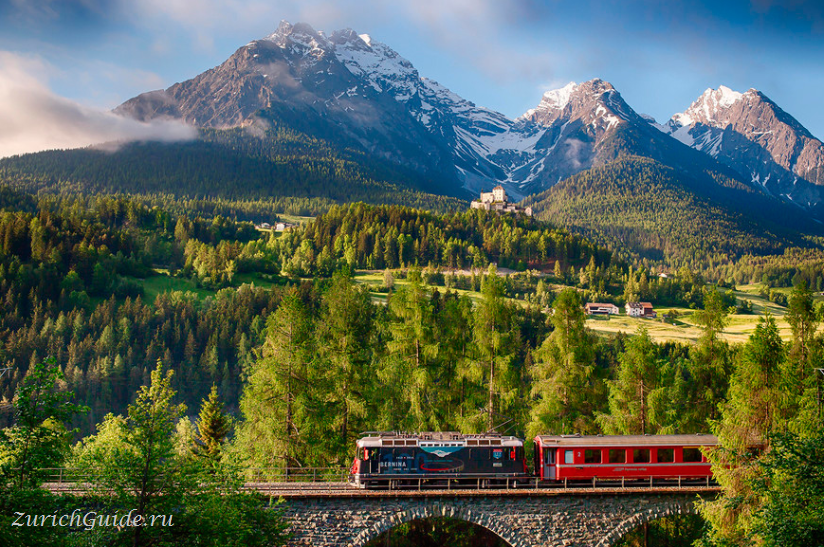 Горнолыжный курорт Скуоль, Швейцария Scuol tarasp