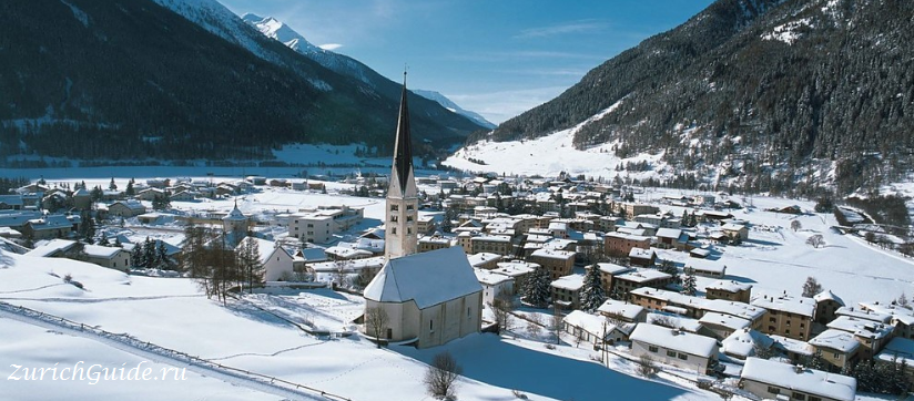 Горнолыжный курорт Скуоль, Швейцария Scuol 