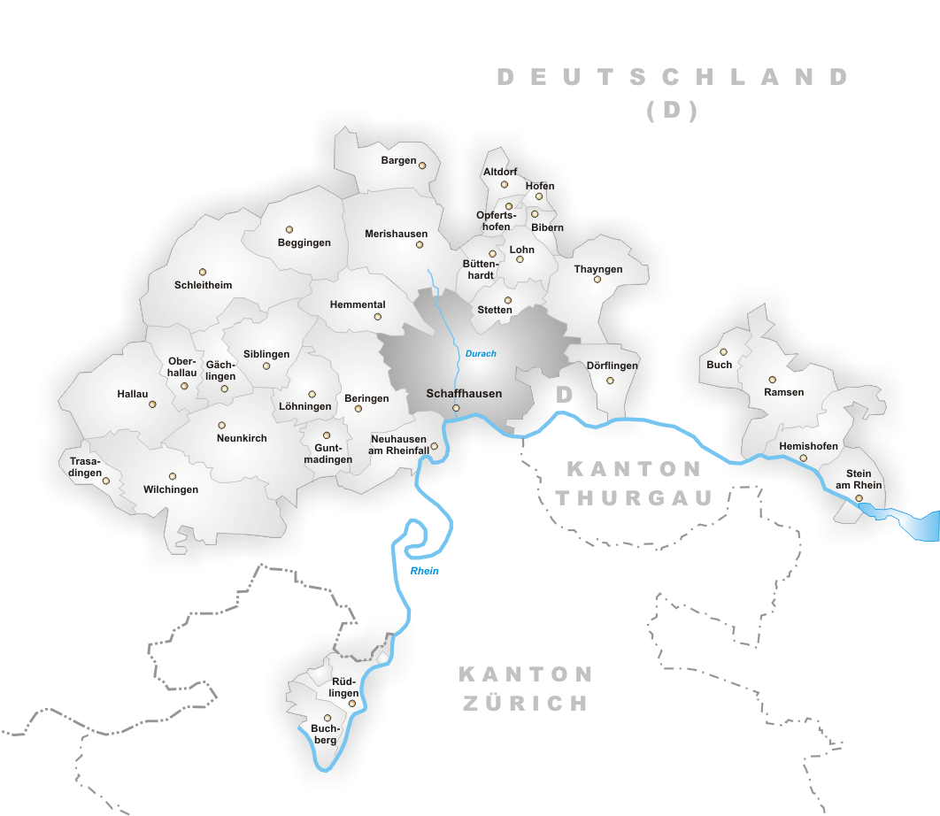 Кантон Шаффхаузен (Schaffhausen)