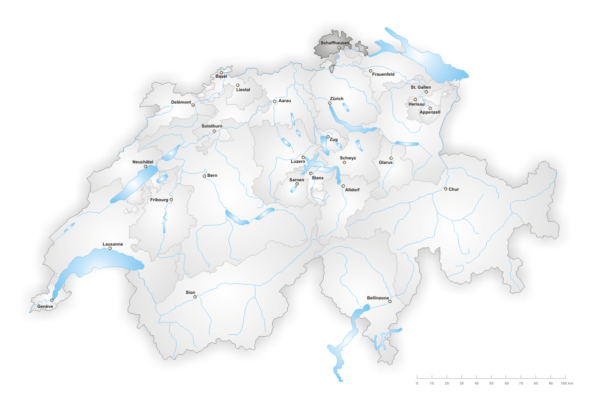 Кантон Шаффхаузен (Schaffhausen)