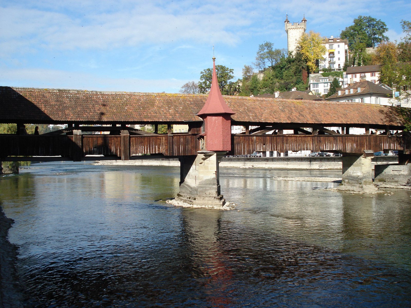 Мост Шпройербрюкке (Spreuerbrücke) в Люцерне, Швейцария